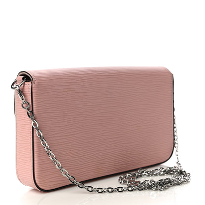 Louis Vuitton Epi Pochette Felicie Rose Ballerine 4 of 11