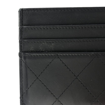 Chanel Patent Quilted Travel Wallet Black 12 of 14