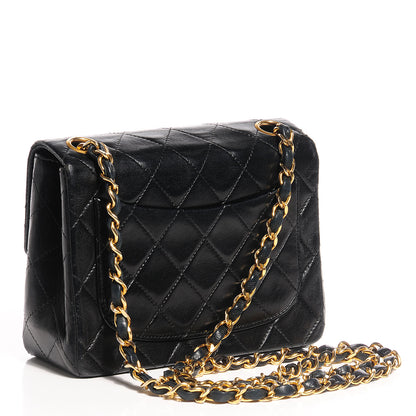 Chanel Lambskin Quilted Mini Square Flap Black 3 of 10
