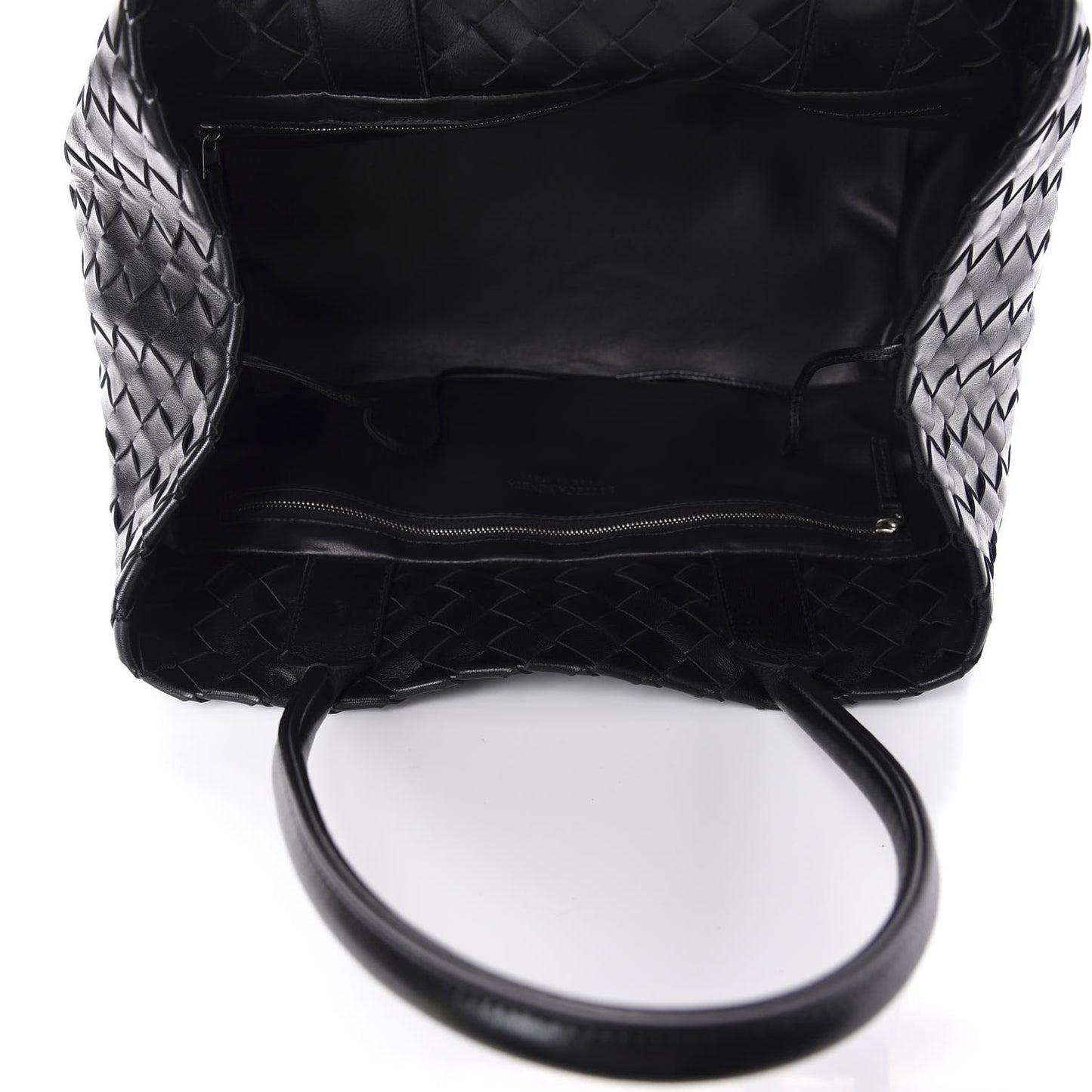 Nappa Intrecciato Tote Black