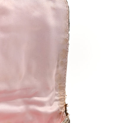 Christian Dior Beaded Fabric Flap Clutch Beige 8 of 12