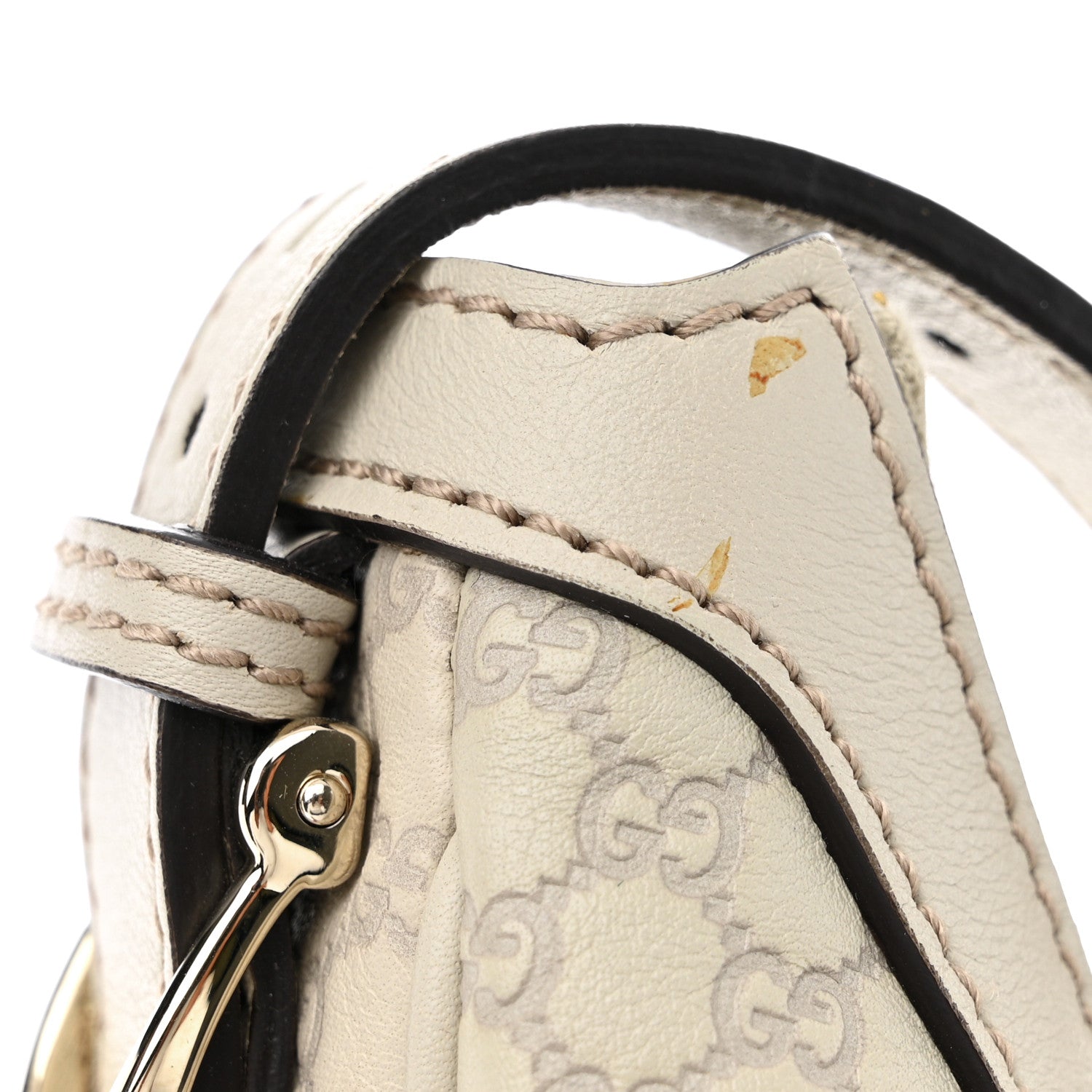 Gucci Guccissima Medium Nice Hobo Off White 13 of 13