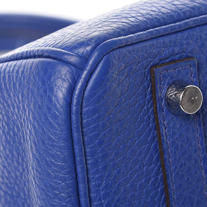 Hermes Togo Birkin 30 Bleu Electrique 75 of 87