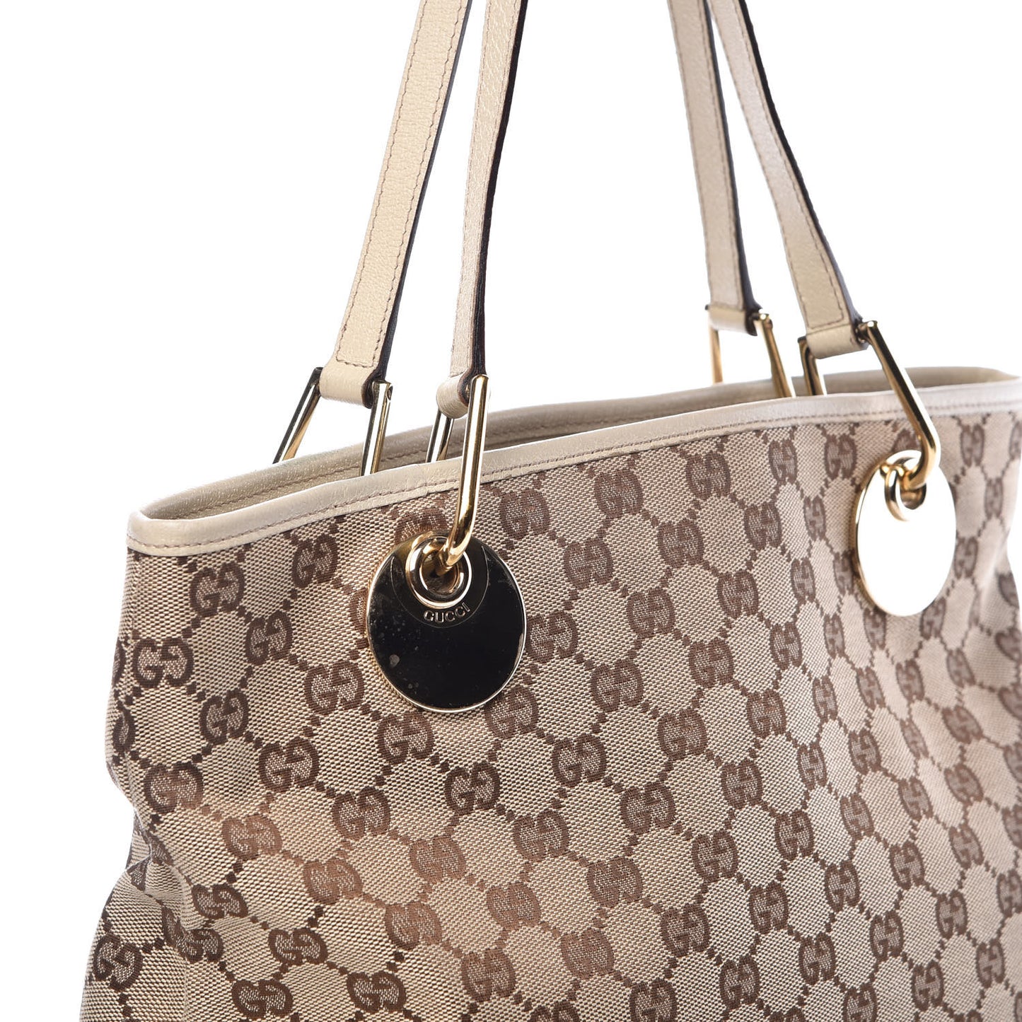 Monogram Medium Eclipse Tote Off White