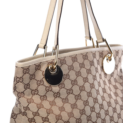 Gucci Monogram Medium Eclipse Tote Off White 10 of 13