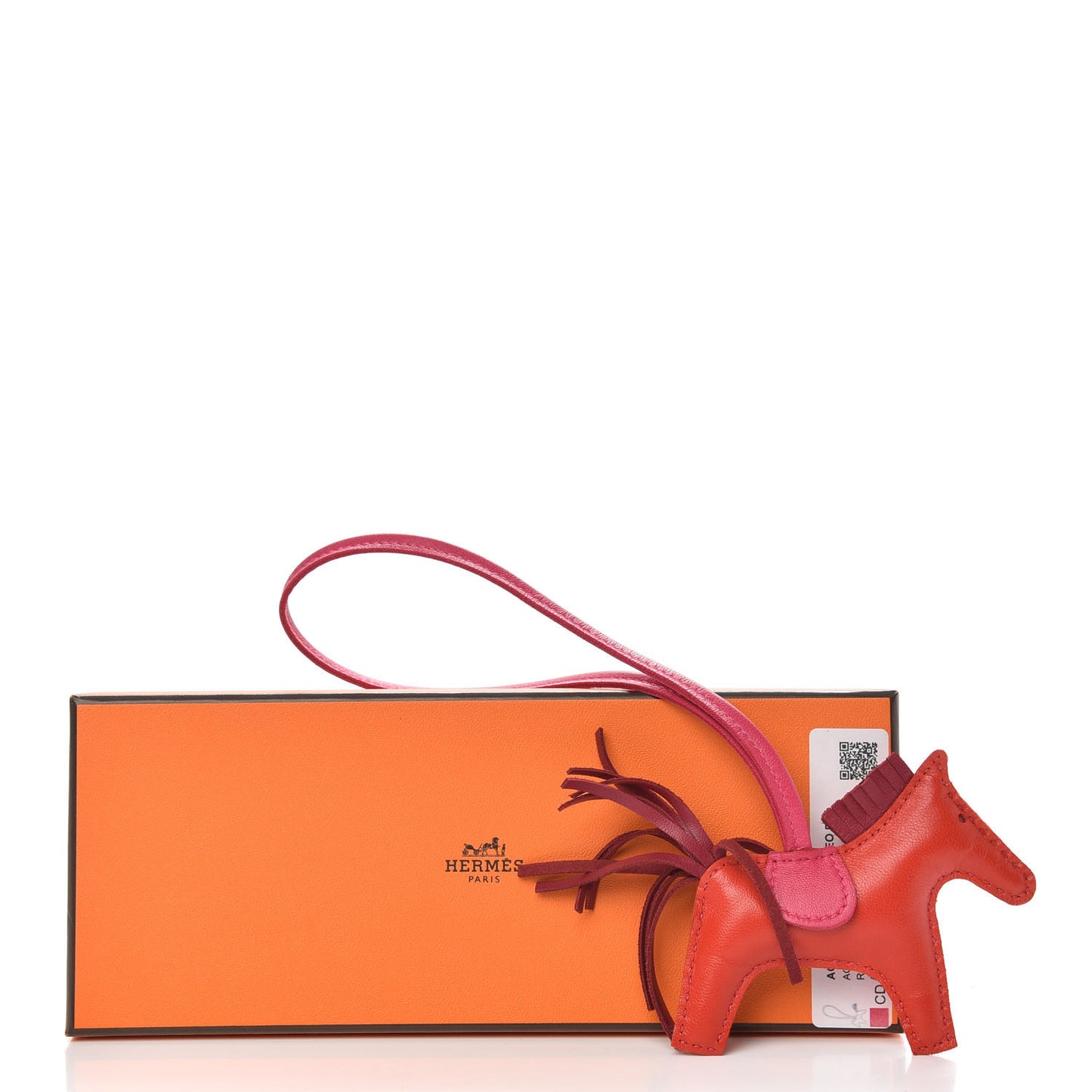 Milo Lambskin Grigri Rodeo Horse Bag Charm PM Rouge Indien Rubis Rose Mexico