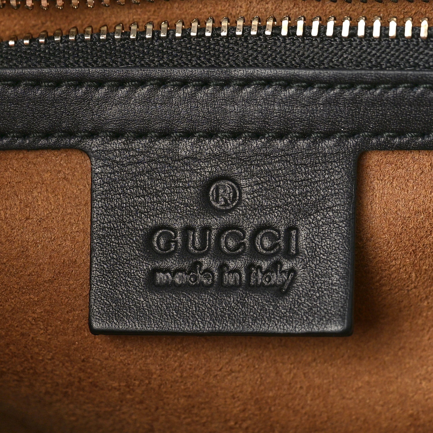 Gucci GG Supreme Monogram Calfskin Medium Padlock Shoulder Bag Beige Black Cuir 6 of 9