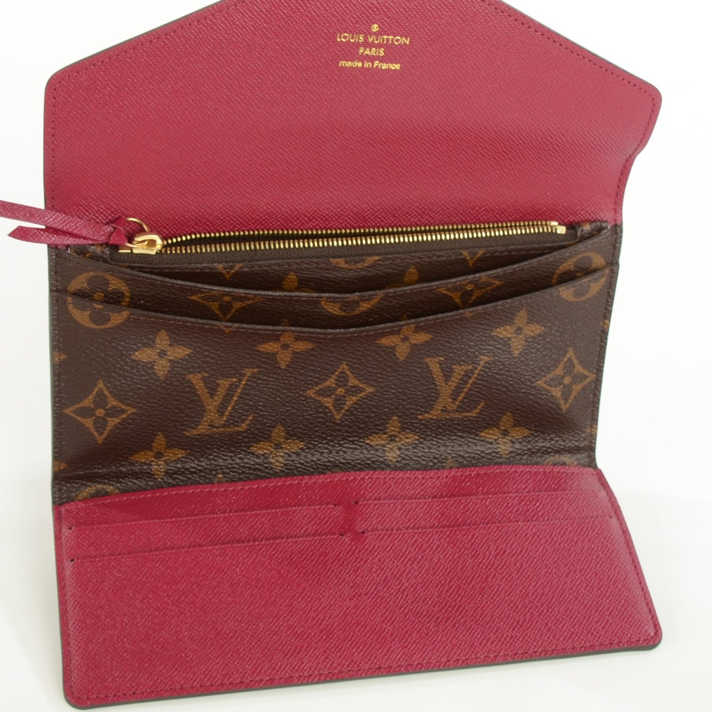 Monogram Josephine Wallet Fuchsia