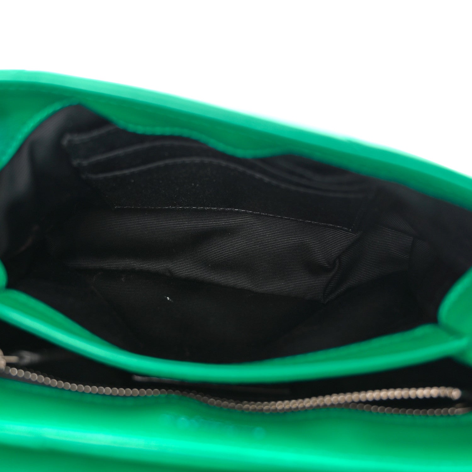 Saint Laurent Calfskin Y Quilted Monogram Toy Loulou Crossbody Bag Green Field 5 of 10