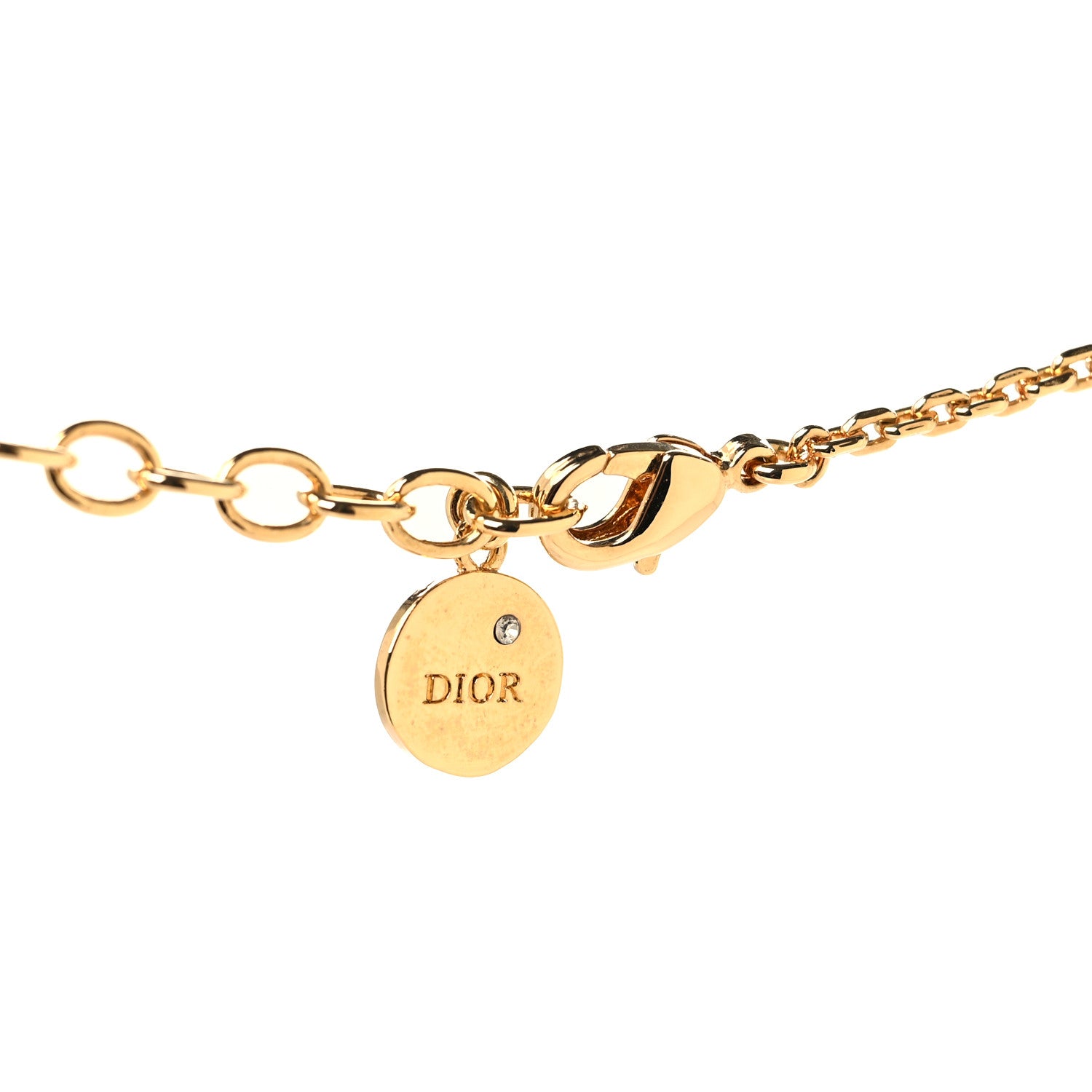 Christian Dior Crystal Dio(r)evolution Necklace Gold 4 of 5