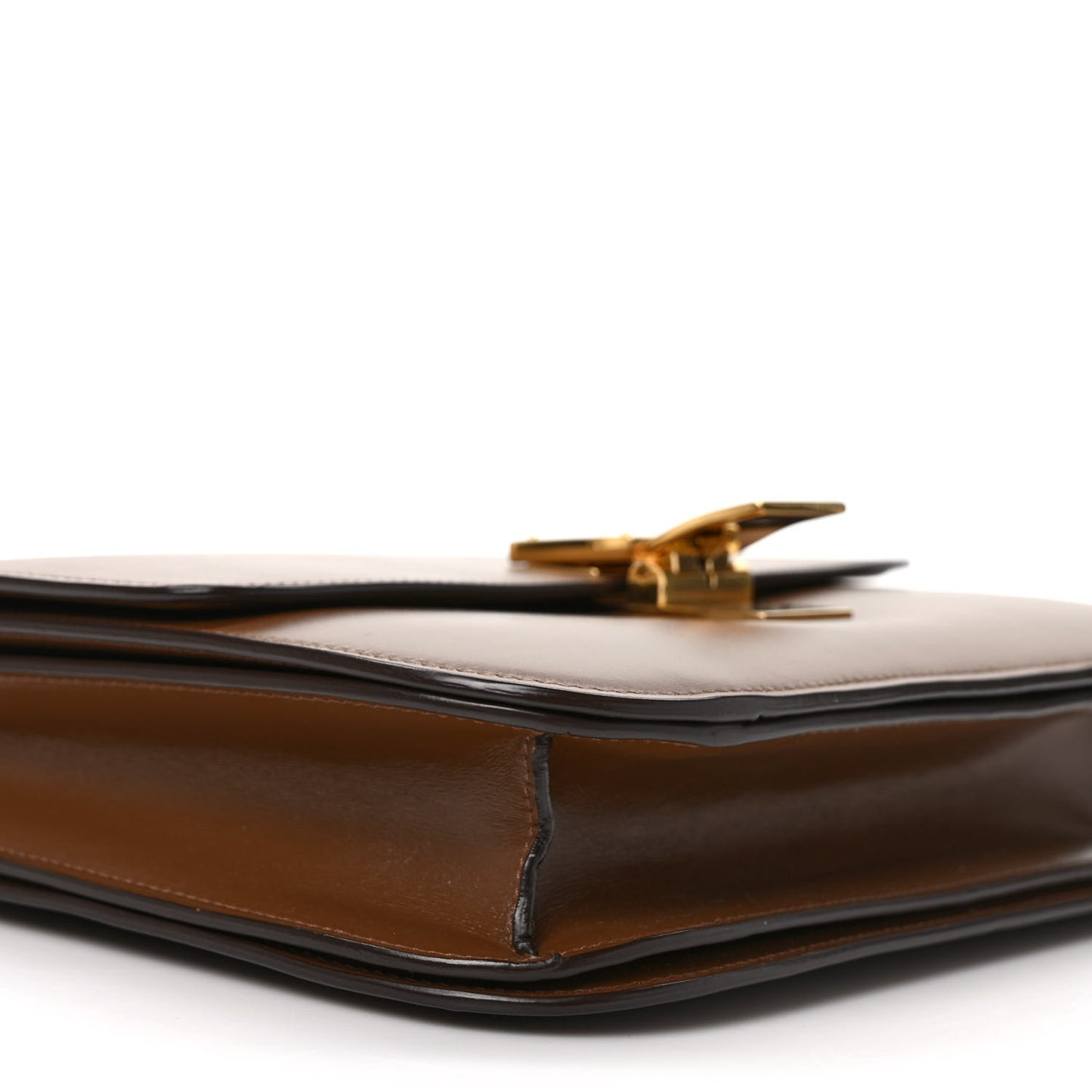 Smooth Calfskin Medium Classic Box Flap Bag Camel