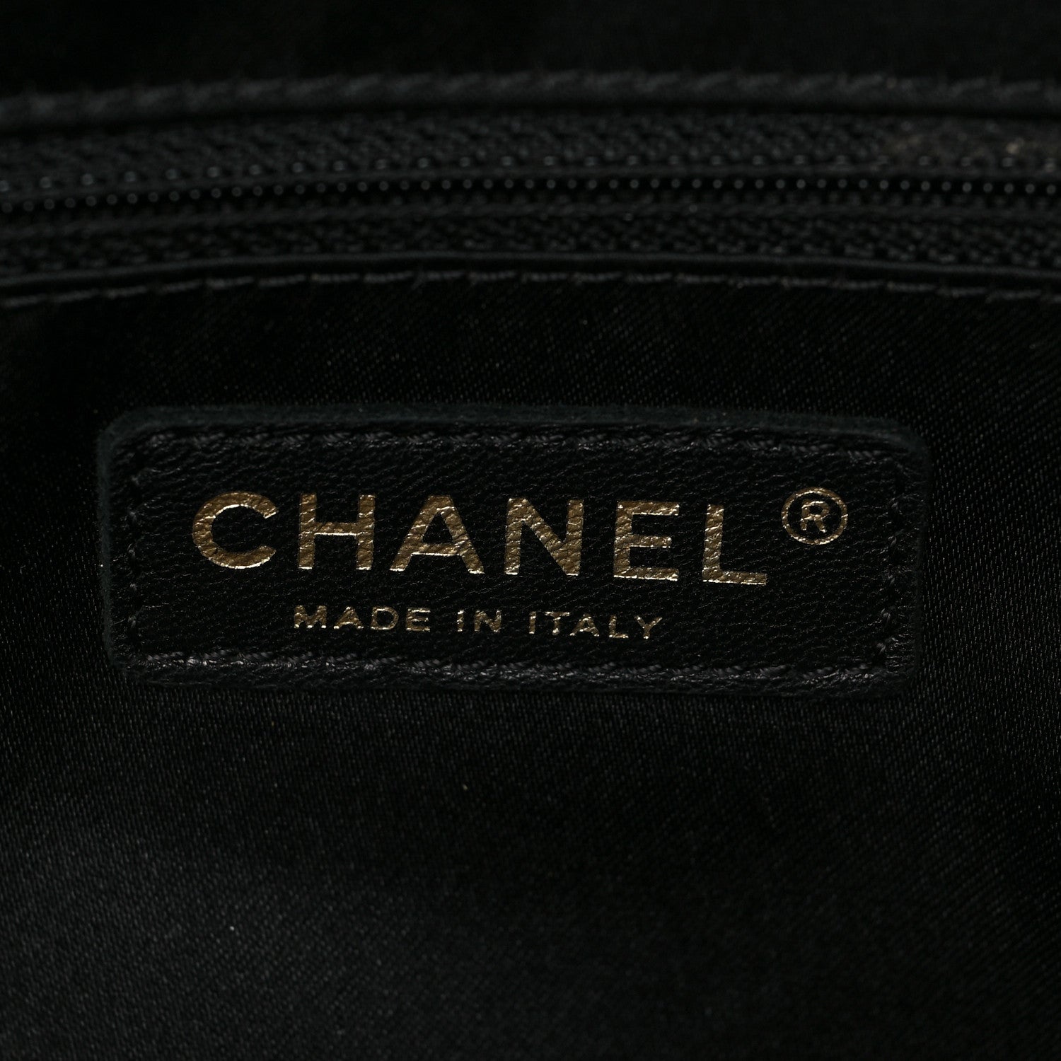 Chanel Caviar Quilted XL Grand Shopping Tote GST Black 6 of 8
