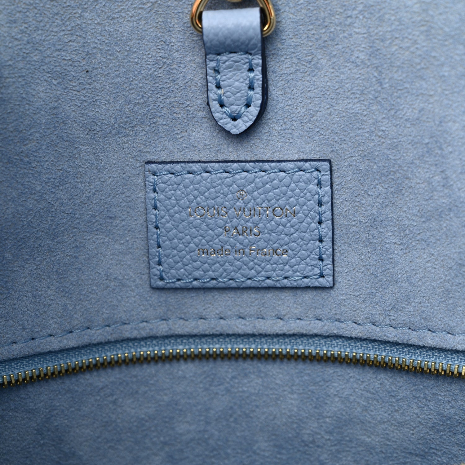 Louis Vuitton Empreinte Monogram Giant By The Pool Onthego MM Summer Blue 5 of 10