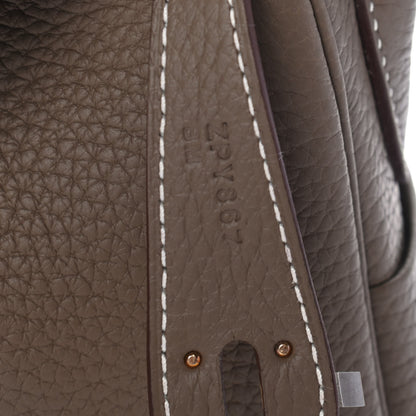 Hermes Taurillon Clemence Lindy 26 Etoupe 6 of 8