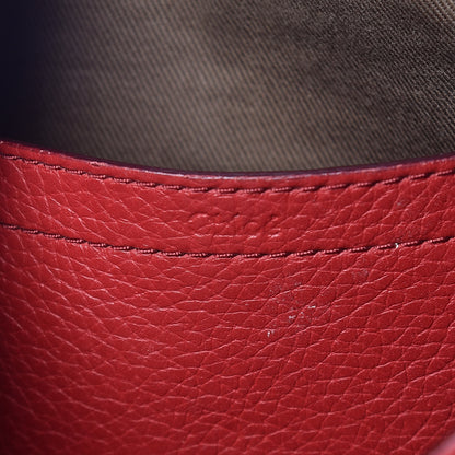 Chloe Calfskin Medium Marcie Round Crossbody Bag Red 10 of 11