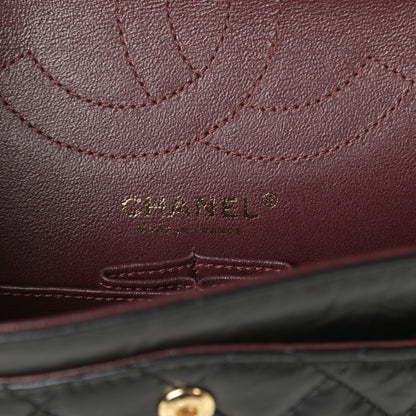 Chanel Aged Calfskin Lucky Charms 2.55 Reissue 225 Flap Black 6 of 9