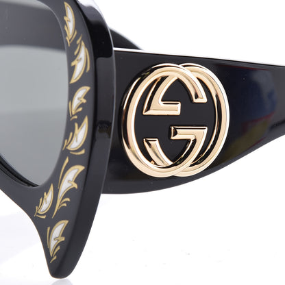 Gucci Pearl Oversized Sunglasses GG0143S Black 5 of 9