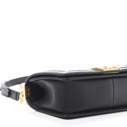 Chanel Caviar Quilted Medium Boy Flap Black 8 of 11