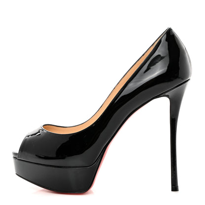 Christian Louboutin Patent New Very Prive 120 Pumps 37 Black 1 of 8