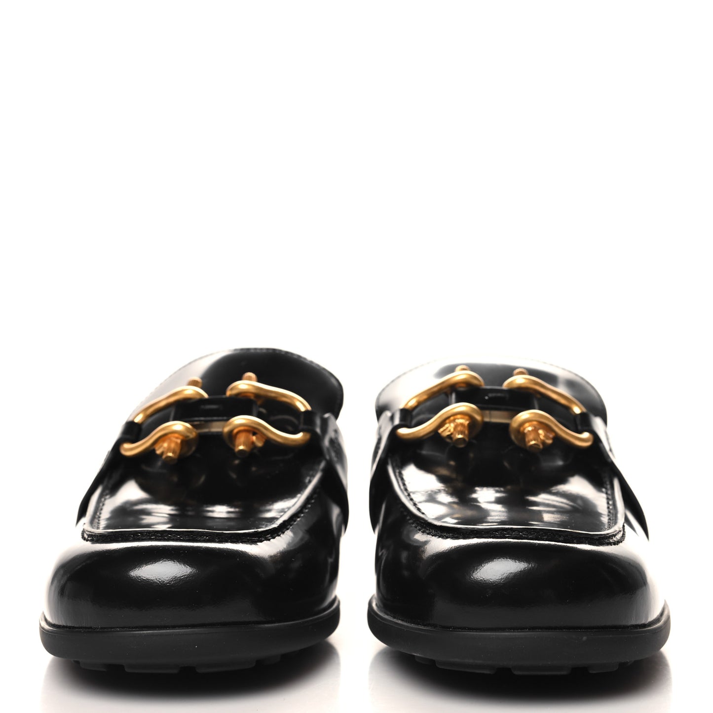Soft Vinyl Calfskin Monsieur Loafers  40 Black