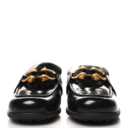 Bottega Veneta Soft Vinyl Calfskin Monsieur Loafers  40 Black 3 of 8