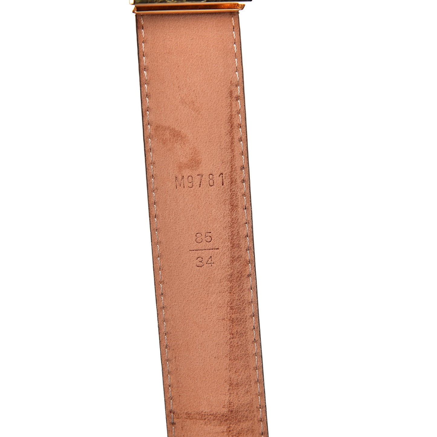 Monogram 25mm LV Initiales Belt 85 34