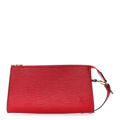Louis Vuitton Epi Pochette Accessories 21 Castillan Red 1 of 11