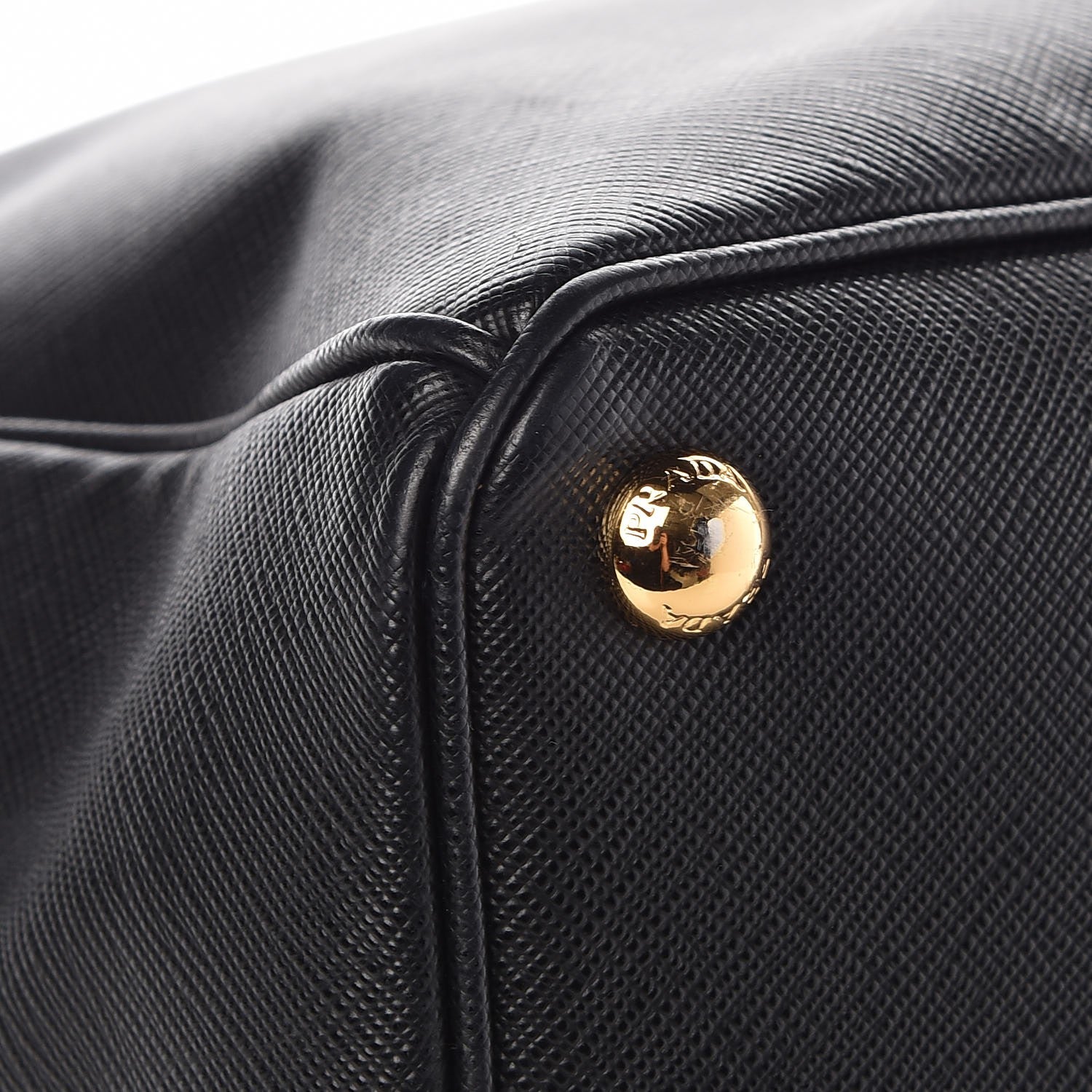 Prada Saffiano Large Galleria Double Zip Tote Black 13 of 17