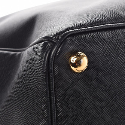 Prada Saffiano Large Galleria Double Zip Tote Black 13 of 17