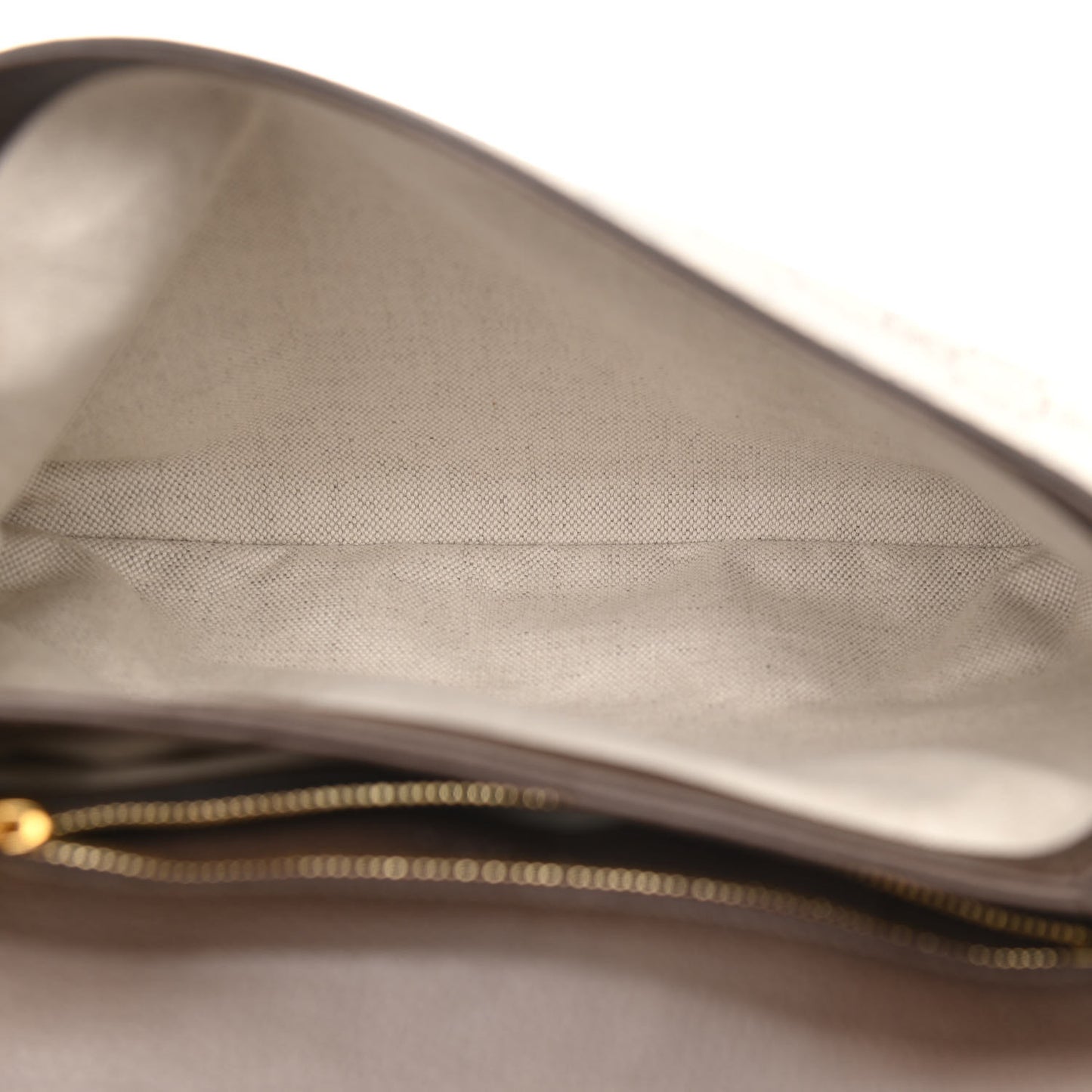 GG Supreme Monogram Textured Dollar Calfskin Web Medium Blondie Shoulder Flap Bag Beige Ebony New Acero