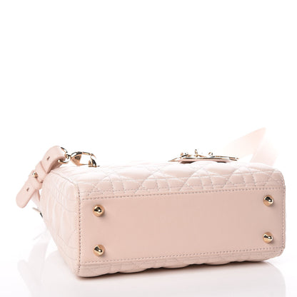 Christian Dior Lambskin Cannage Small Lucky Badges My Lady Dior Pink 4 of 25