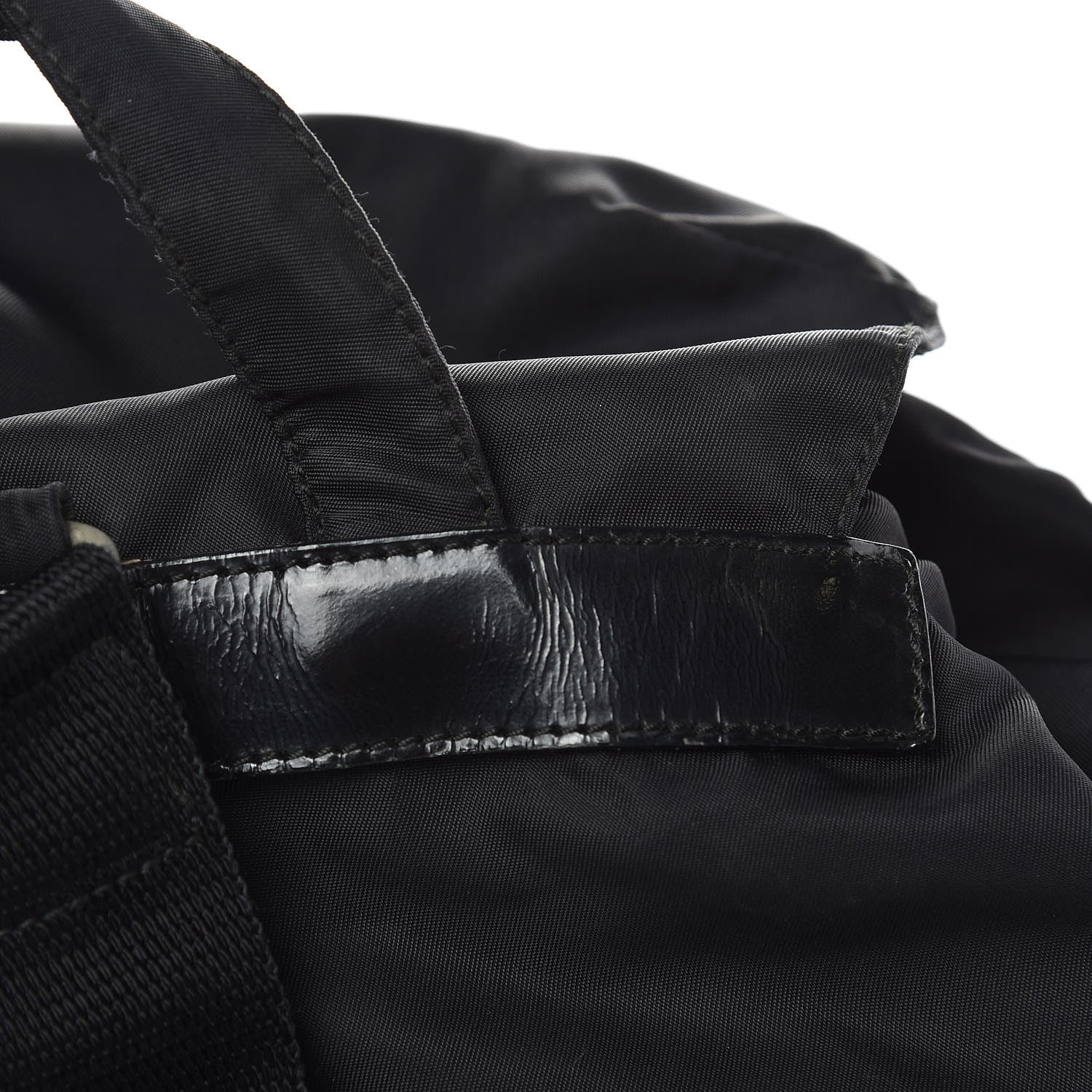 Prada Nylon Vela Medium Backpack Black 15 of 15