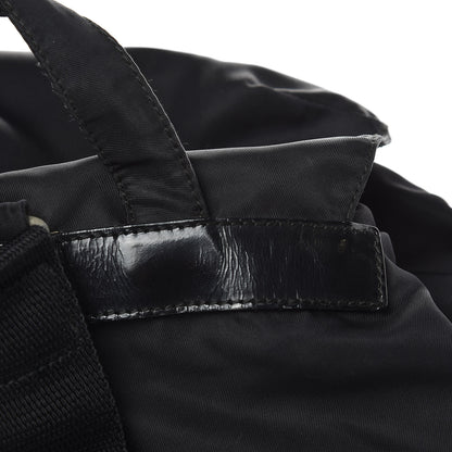 Prada Nylon Vela Medium Backpack Black 15 of 15
