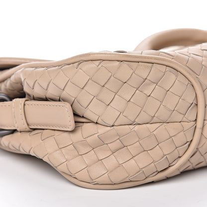 Bottega Veneta Nappa Intrecciato Rialto Shoulder Bag Mink 9 of 13