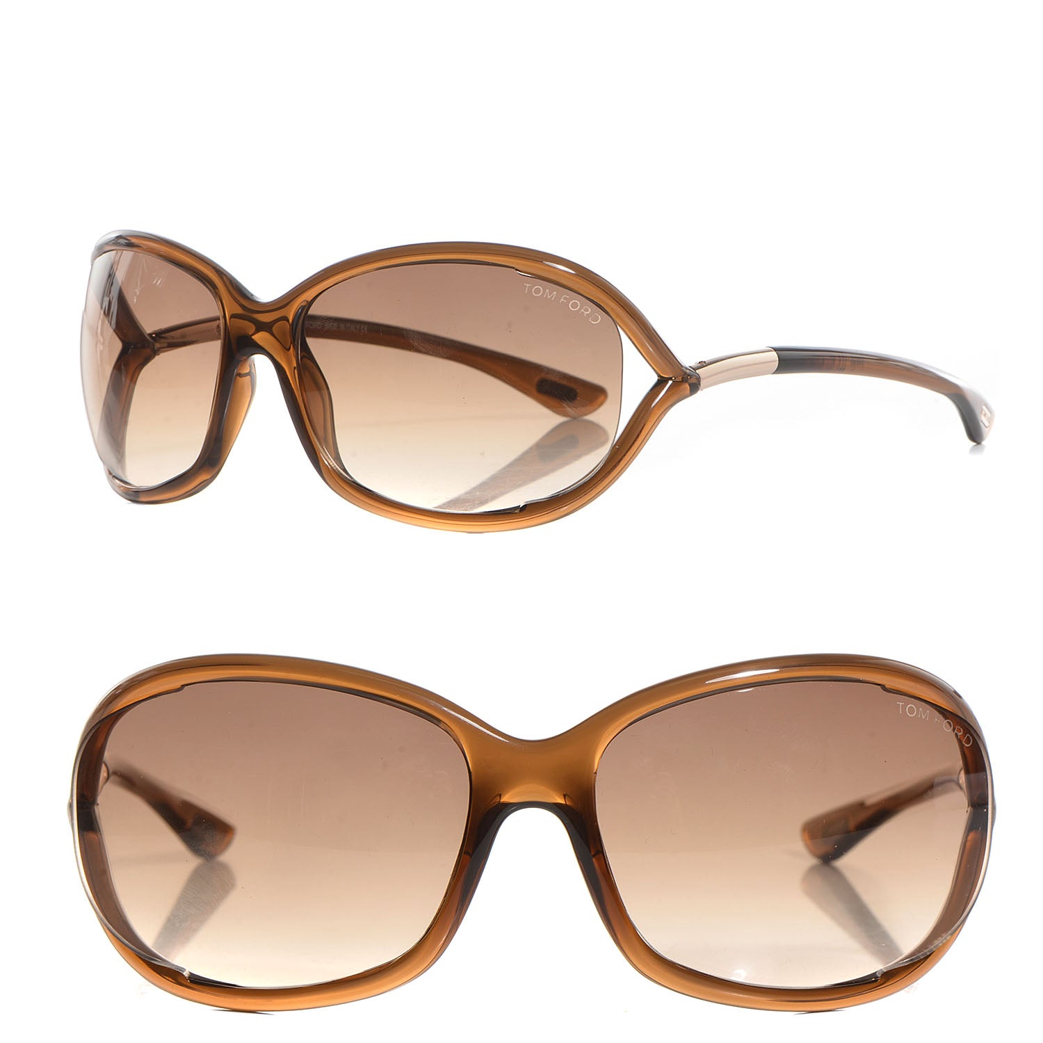 Tom Ford Jennifer Sunglasses TF8 Brown 1 of 7