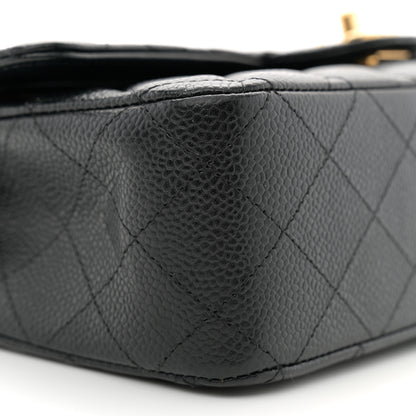 Chanel Caviar Quilted Medium Double Flap Black 9 of 11
