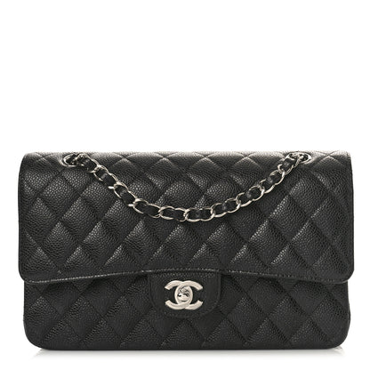 Chanel Caviar Quilted Medium Double Flap Black 1 of 9