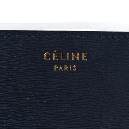 Celine Liege Calfskin Medium Classic Box Flap Bag Dark Blue 6 of 10