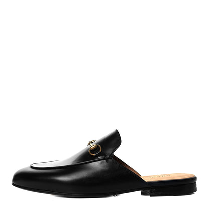 Gucci Calfskin Womens Princetown Slippers 39 Black 1 of 7
