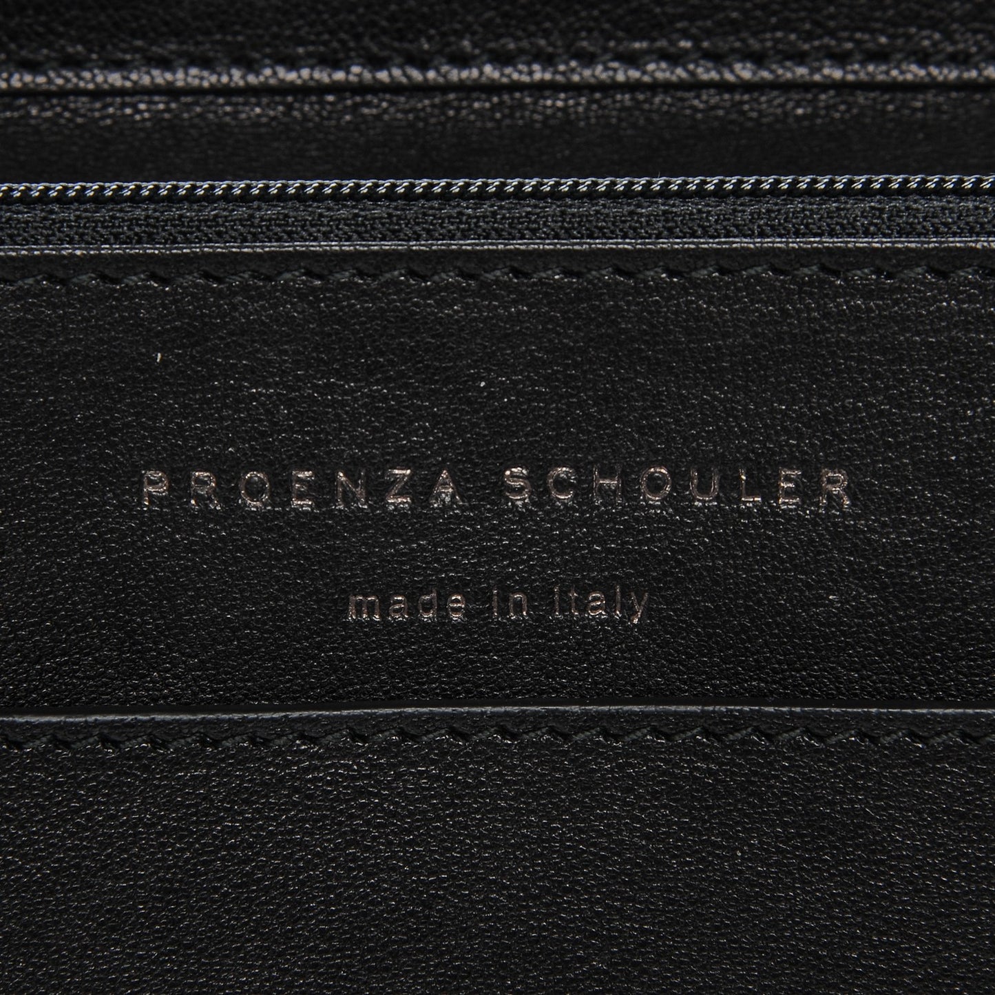 Lambskin PS1 Large Chain Wallet Black