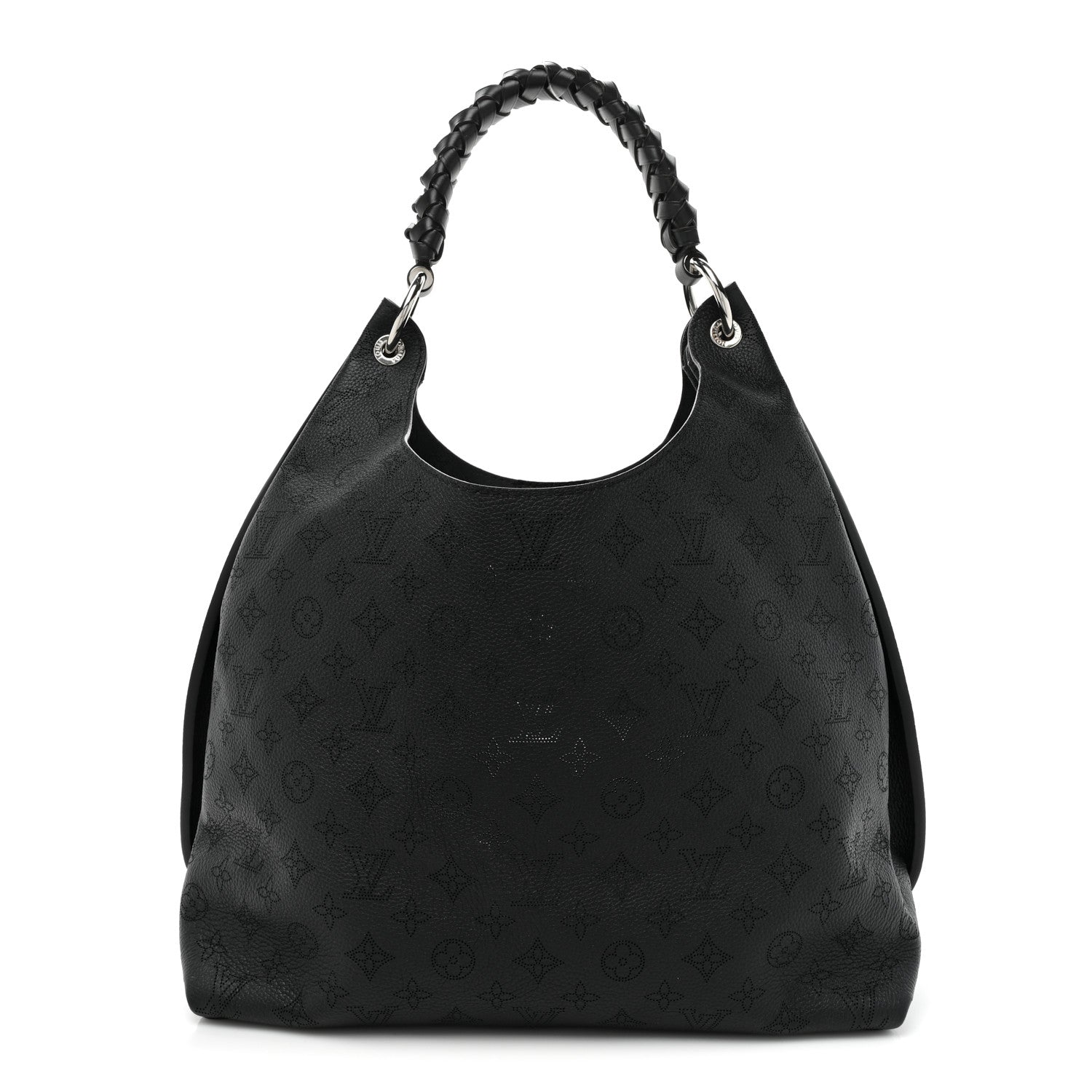 Louis Vuitton Mahina Carmel Hobo Black 1 of 10