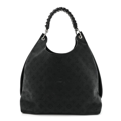 Louis Vuitton Mahina Carmel Hobo Black 1 of 10