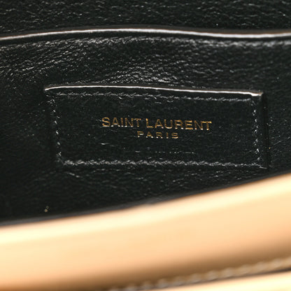 Saint Laurent Smooth Calfskin Small Solferino Satchel Ivory Natural 7 of 16