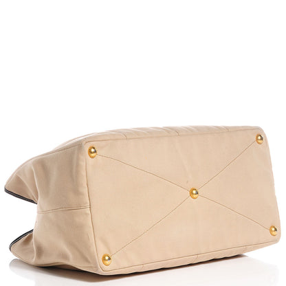 Prada Canapa Saffiano Tote Corda Blue 7 of 19