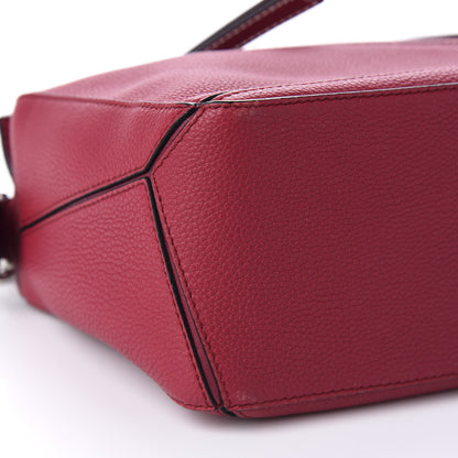 Loewe Calfskin Small Puzzle Bag Raspberry 6 of 10