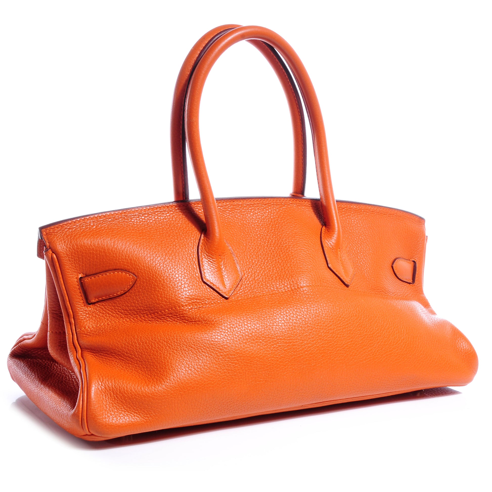 Hermes Taurillon Clemence JPG Birkin 42 Orange 2 of 9