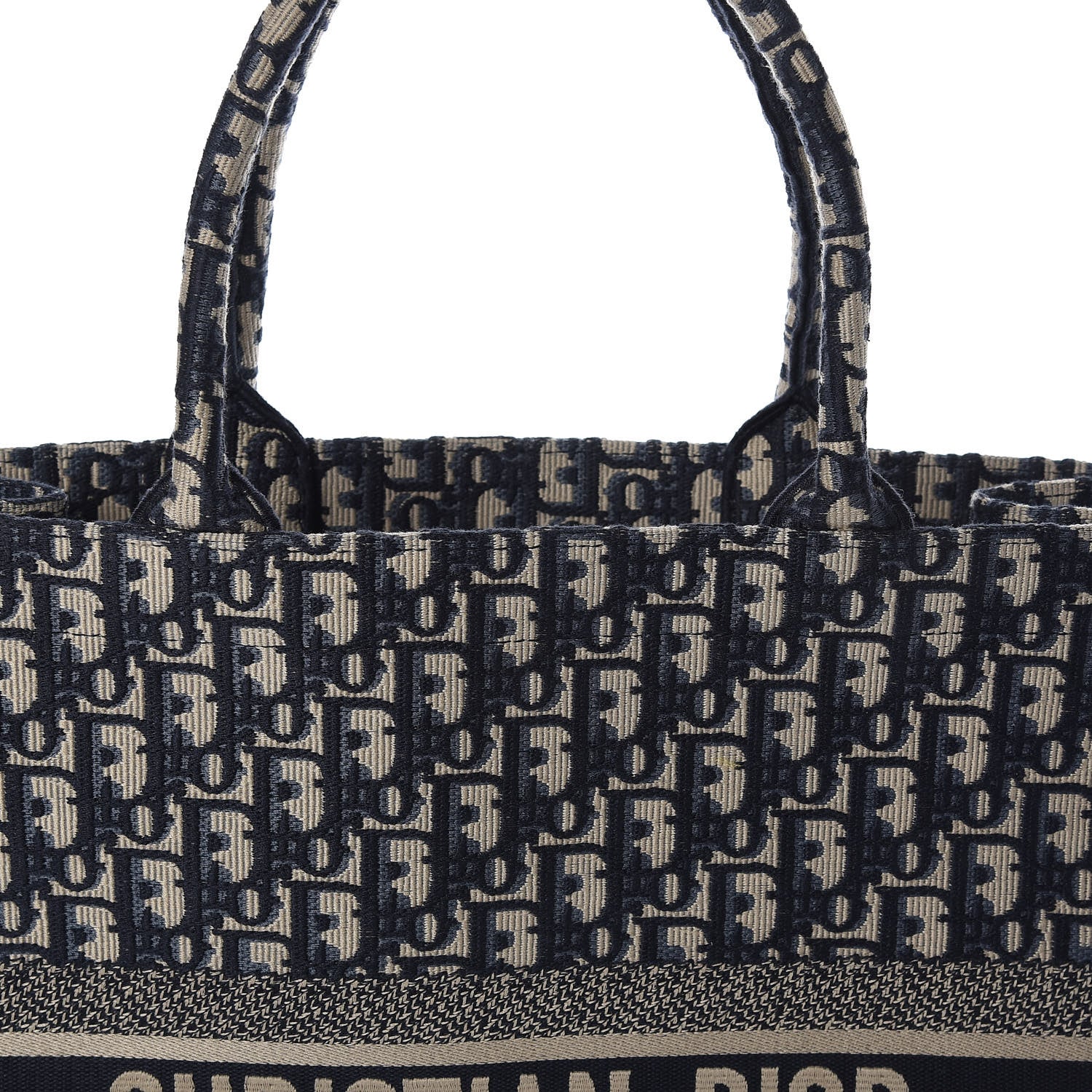 Christian Dior Oblique Book Tote Blue Multicolor 10 of 11