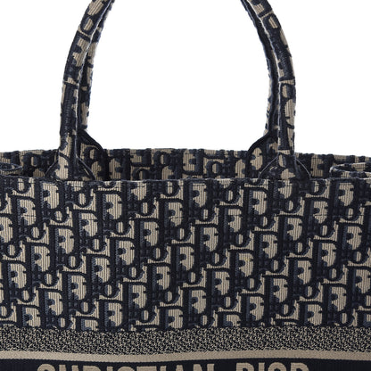 Christian Dior Oblique Book Tote Blue Multicolor 10 of 11