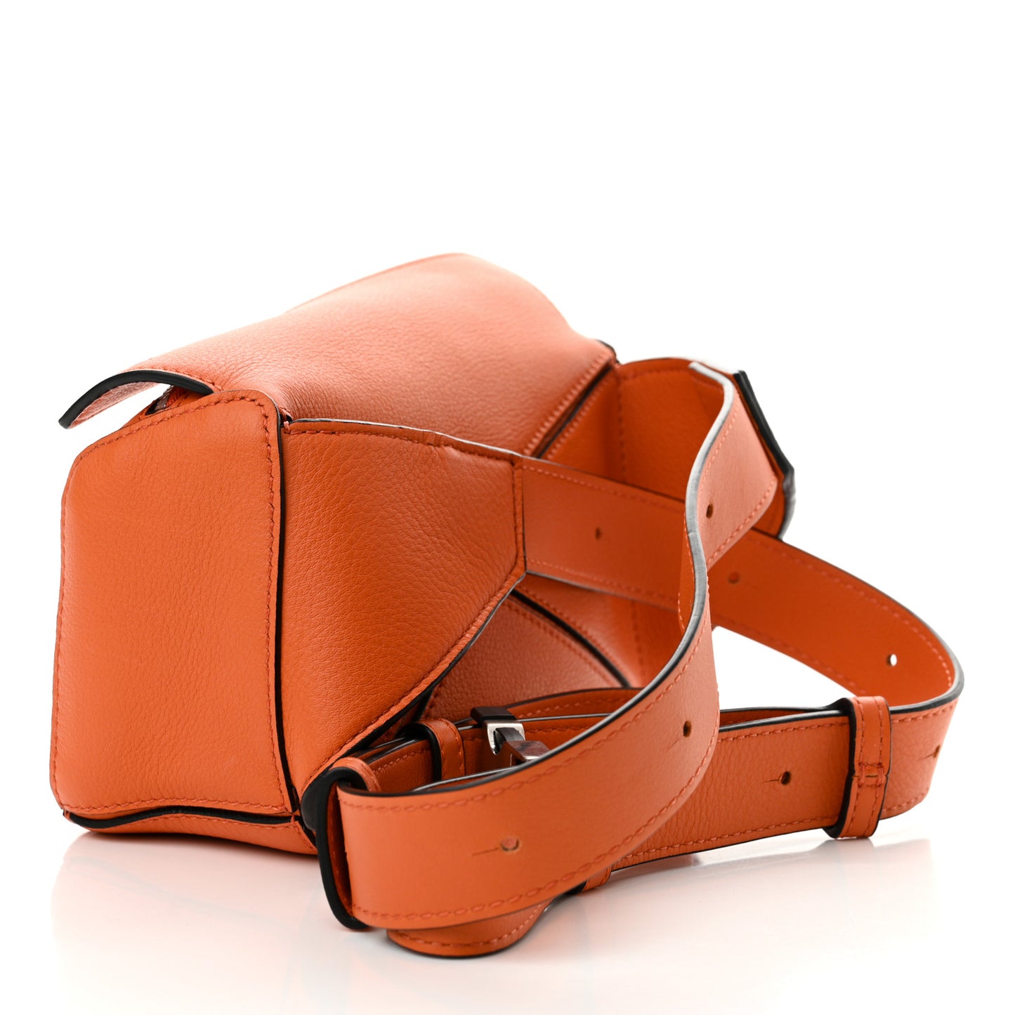 Calfskin Mini Puzzle Bumbag Orange