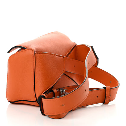 Loewe Calfskin Mini Puzzle Bumbag Orange 3 of 10